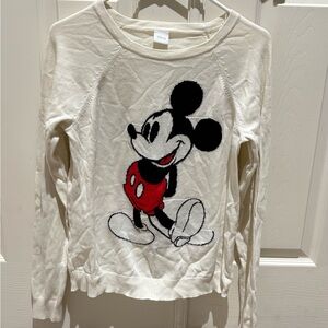 Disney Cream and Black Knit Top